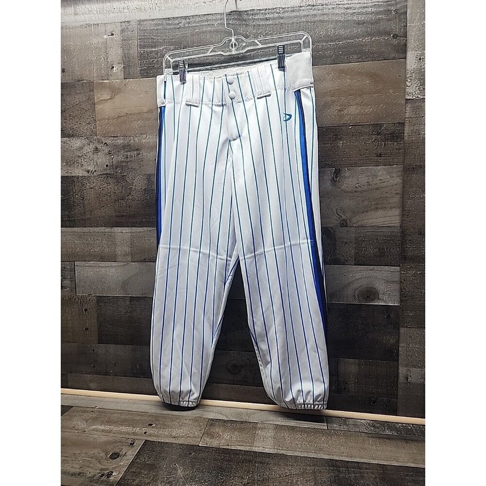 Dynamic Team Sports Women's Sz Large Baseball Pants Blue White